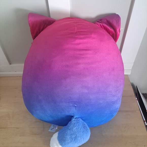 Squishmallows Syana the Fox – 20” Jumbo Plush Ombre Pink & Blue Retired Rarity - Picture 2 of 4